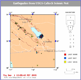 Earthquake graphic