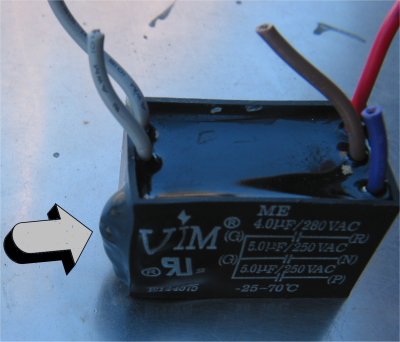 Ceiling Fan Capacitor Solutions Conscious Junkyard - Can You Bypass A Capacitor On Ceiling Fan